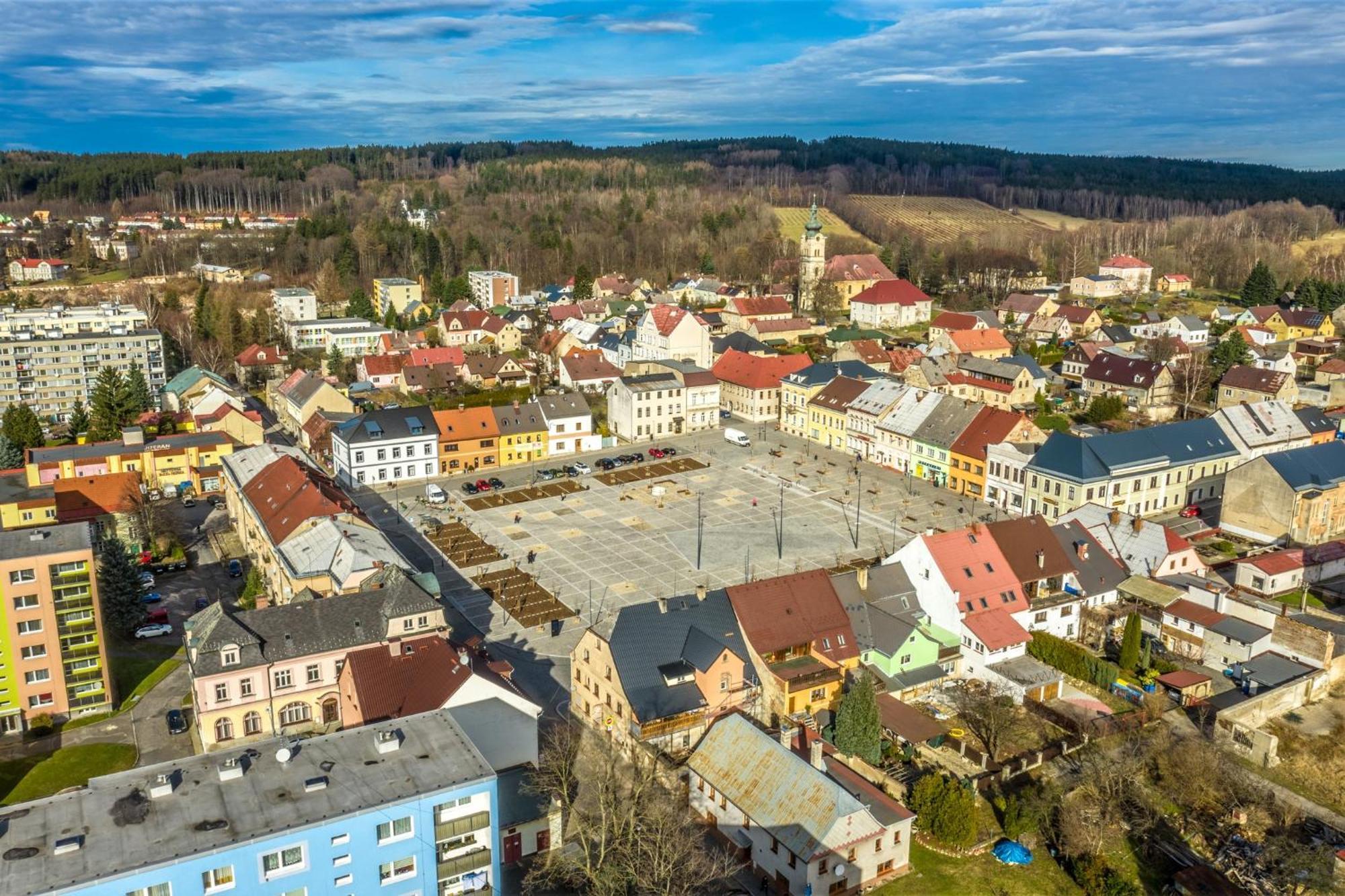 Ubytovani Na Namesti Nove Mesto pod Smrkem Kültér fotó